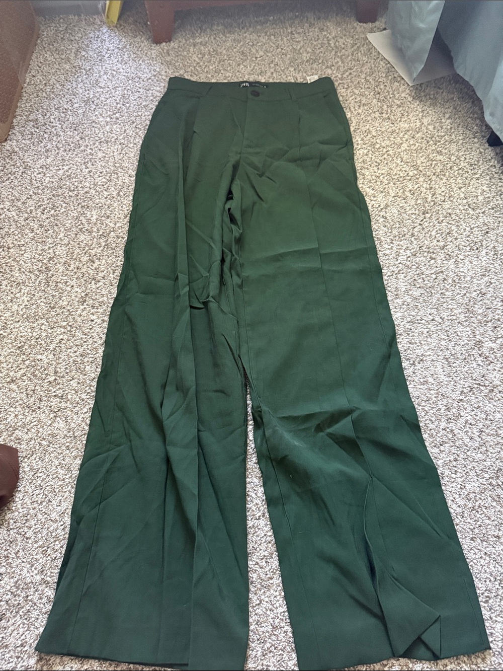 Zara Forest Green Trousers